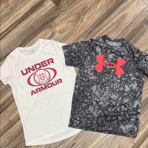 Lot of 2 Under Armour Kids' Tees